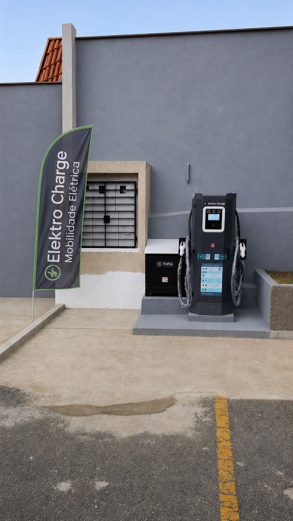 Carregador Elektro Charge no Auto Posto Ilha Bela, Boqueirão, Curitiba