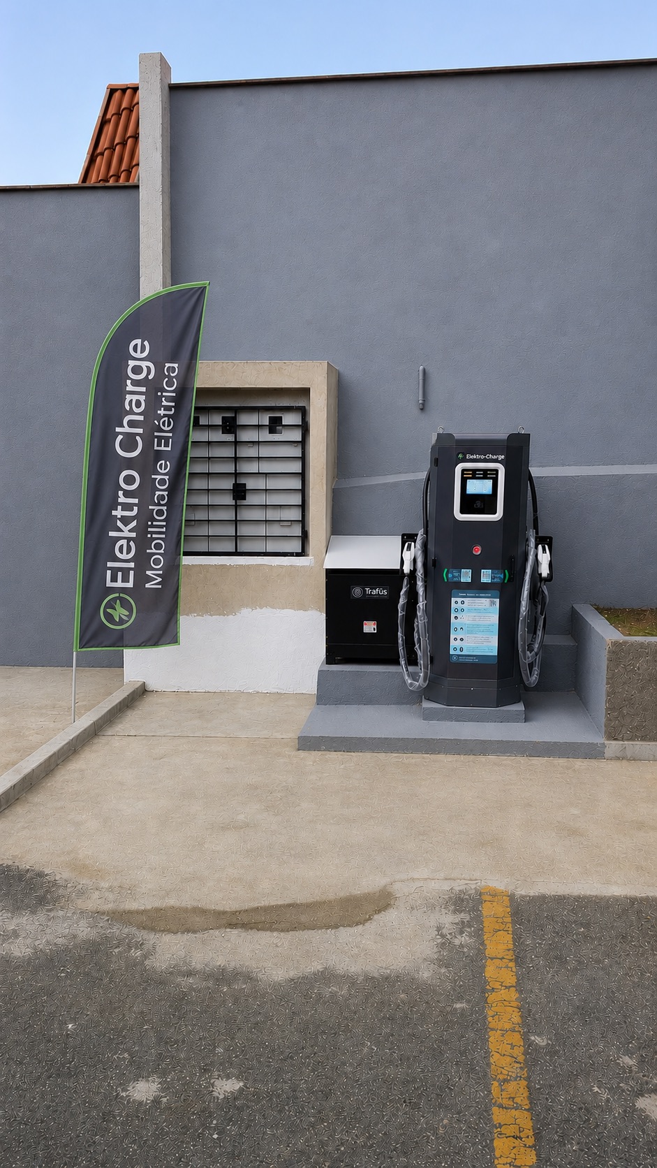 Carregador Elektro Charge no Auto Posto Ilha Bela, Boqueirão, Curitiba